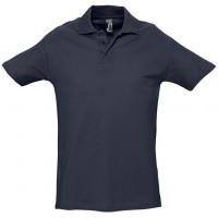 POLO PIQUÉ M/M 3 BOT SPRING AZUL ESCURO 